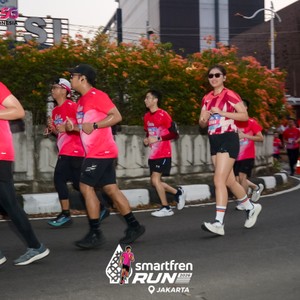 Race photo from SMARTFREN RUN 2026
