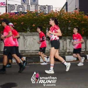 Race photo from SMARTFREN RUN 2026