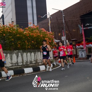 Race photo from SMARTFREN RUN 2026