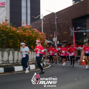 Race photo from SMARTFREN RUN 2026