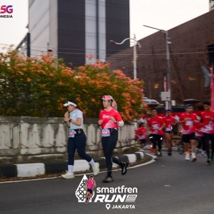 Race photo from SMARTFREN RUN 2026