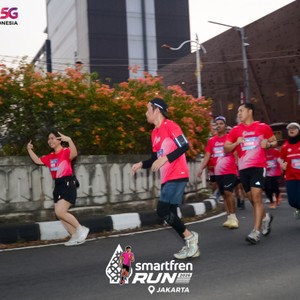 Race photo from SMARTFREN RUN 2026