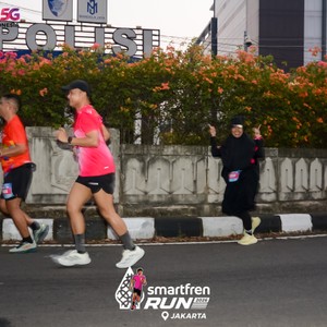 Race photo from SMARTFREN RUN 2026