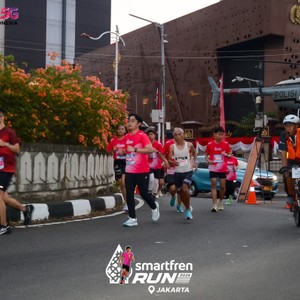 Race photo from SMARTFREN RUN 2026