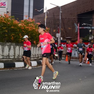 Race photo from SMARTFREN RUN 2026