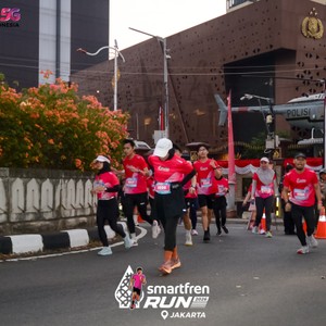 Race photo from SMARTFREN RUN 2026