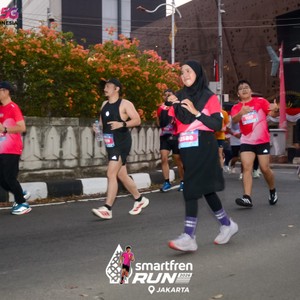 Race photo from SMARTFREN RUN 2026