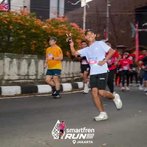 Race photo from SMARTFREN RUN 2026