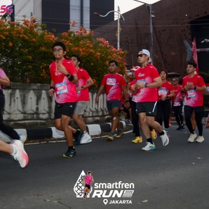 Race photo from SMARTFREN RUN 2026