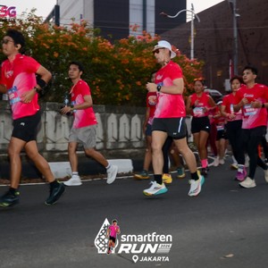 Race photo from SMARTFREN RUN 2026
