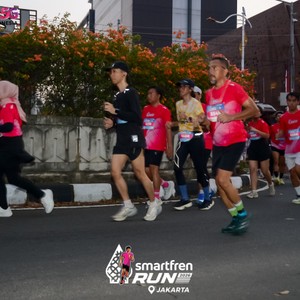 Race photo from SMARTFREN RUN 2026