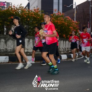 Race photo from SMARTFREN RUN 2026