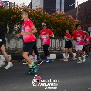 Race photo from SMARTFREN RUN 2026