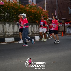 Race photo from SMARTFREN RUN 2026