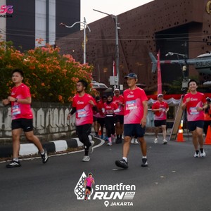 Race photo from SMARTFREN RUN 2026
