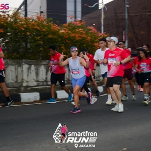 Race photo from SMARTFREN RUN 2026
