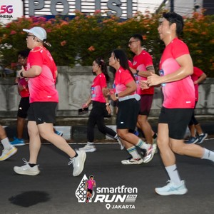 Race photo from SMARTFREN RUN 2026