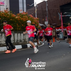 Race photo from SMARTFREN RUN 2026