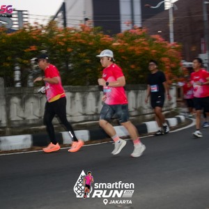 Race photo from SMARTFREN RUN 2026
