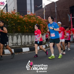 Race photo from SMARTFREN RUN 2026