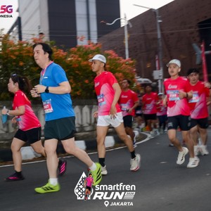Race photo from SMARTFREN RUN 2026