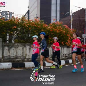 Race photo from SMARTFREN RUN 2026