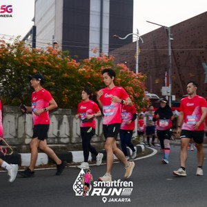 Race photo from SMARTFREN RUN 2026