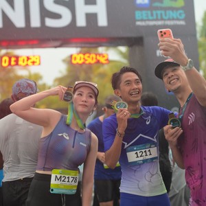 Race photo from Belitung Multisport Festival