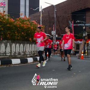 Race photo from SMARTFREN RUN 2026