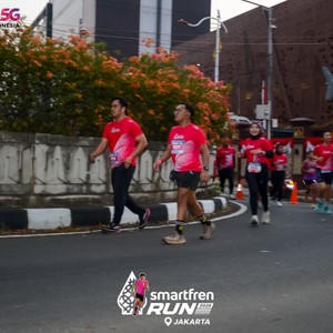 Race photo from SMARTFREN RUN 2026