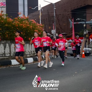 Race photo from SMARTFREN RUN 2026