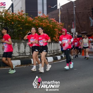 Race photo from SMARTFREN RUN 2026