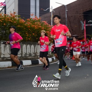 Race photo from SMARTFREN RUN 2026