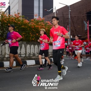 Race photo from SMARTFREN RUN 2026