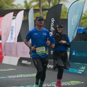 Race photo from Belitung Multisport Festival