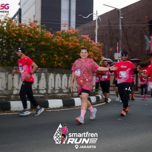 Race photo from SMARTFREN RUN 2026