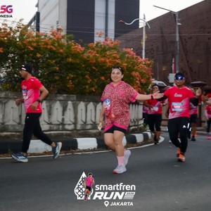 Race photo from SMARTFREN RUN 2026