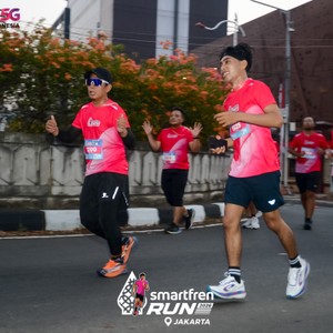 Race photo from SMARTFREN RUN 2026