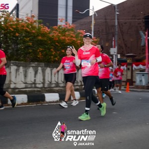 Race photo from SMARTFREN RUN 2026