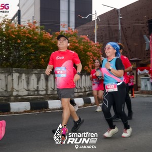 Race photo from SMARTFREN RUN 2026