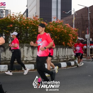 Race photo from SMARTFREN RUN 2026