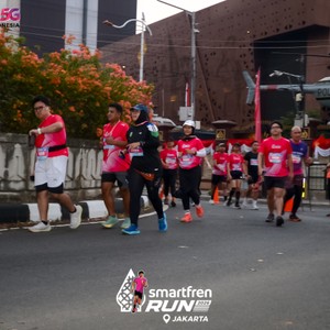 Race photo from SMARTFREN RUN 2026