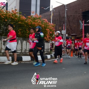 Race photo from SMARTFREN RUN 2026