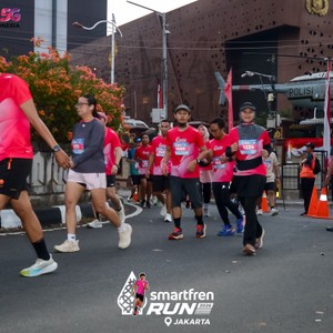 Race photo from SMARTFREN RUN 2026