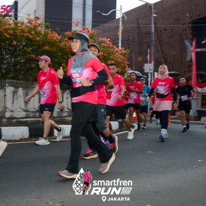 Race photo from SMARTFREN RUN 2026