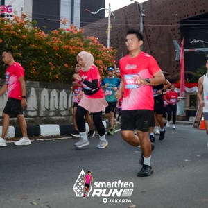 Race photo from SMARTFREN RUN 2026