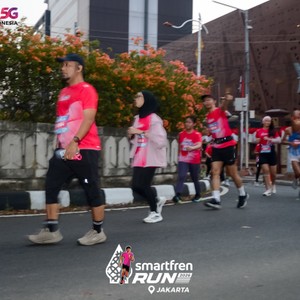 Race photo from SMARTFREN RUN 2026