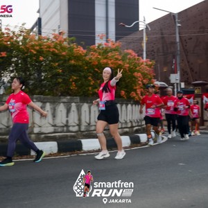 Race photo from SMARTFREN RUN 2026