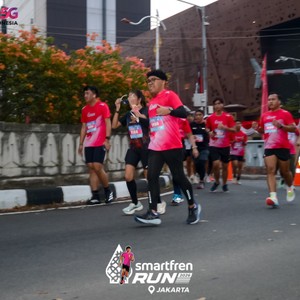 Race photo from SMARTFREN RUN 2026