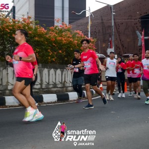 Race photo from SMARTFREN RUN 2026